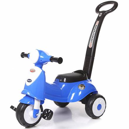 Детская синяя каталка Smart Trike, звуковые эффекты 
